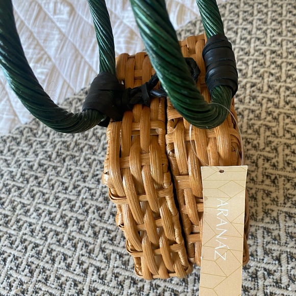 ARANAZ Hera Wooden Top Handle Bag - Picture 3 of 6